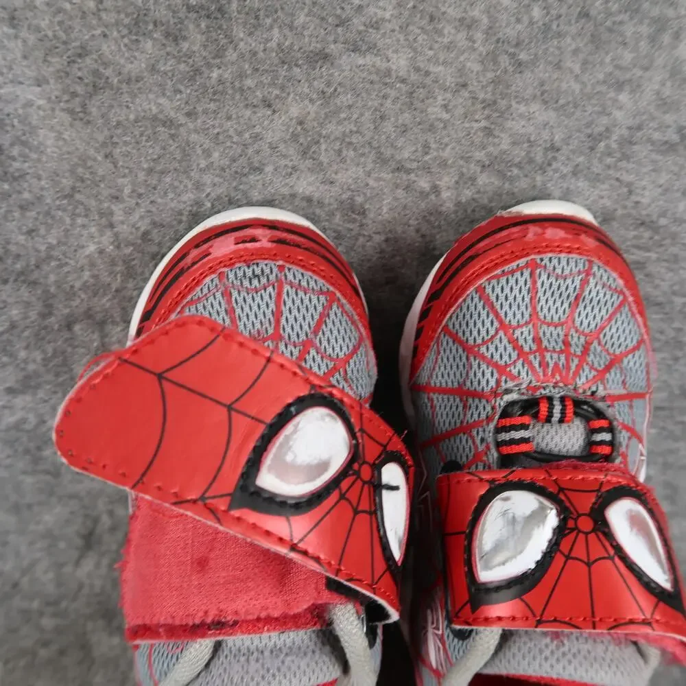 Casual Shoes Kids Toddler 7 Sneakers Spider Man Casual Active Red Baby Trainers